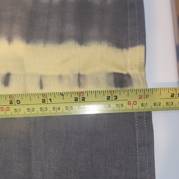 J. Crew Vintage Tie Dye Button Up Short Sleeve Linen Shirt Grey Men's Large NWT - Picture 11 of 12